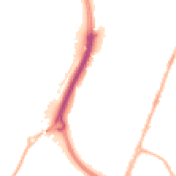Night-time road noise heatmap for CV6 6FT