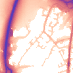 Daytime road noise heatmap for CV6 6NB