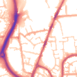 Daytime road noise heatmap for CV6 6PE