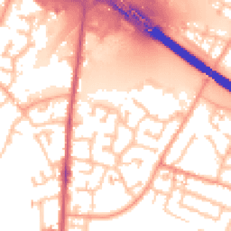 Daytime road noise heatmap for CV6 6PL