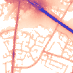 Daytime road noise heatmap for CV6 6PP
