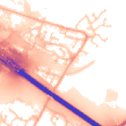 Daytime road noise heatmap for CV6 6TB