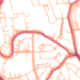 Daytime road noise heatmap for CV6 7EA