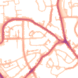 Daytime road noise heatmap for CV6 7EE