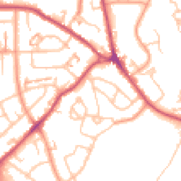 Daytime road noise heatmap for CV6 7HH