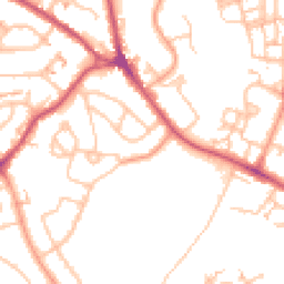 Daytime road noise heatmap for CV6 7HN
