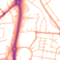 Daytime road noise heatmap for CV6 7NT