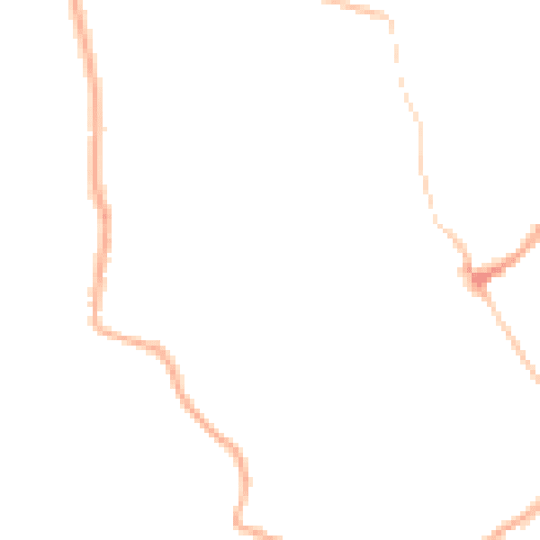 Night-time road noise heatmap for CV8 1AB