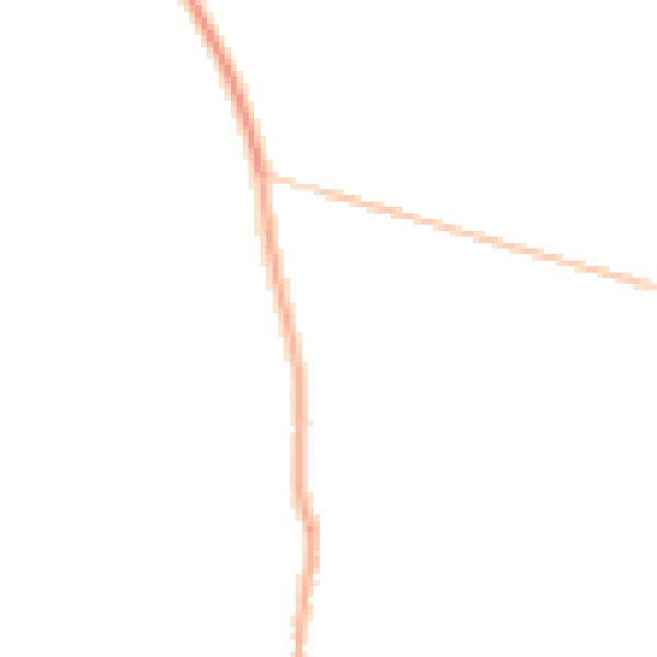 Night-time road noise heatmap for CV8 1BD