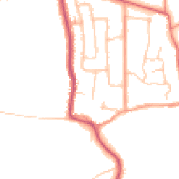 Daytime road noise heatmap for CV8 1BL