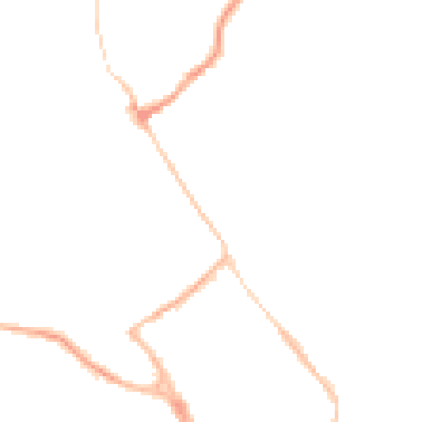 Night-time road noise heatmap for CV8 1BN
