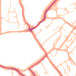 Daytime road noise heatmap for CV8 1BP