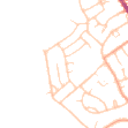 Daytime road noise heatmap for CV8 1DL