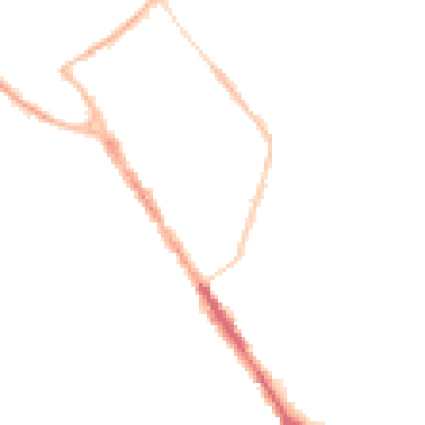 Night-time road noise heatmap for CV8 1JP