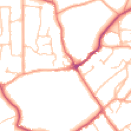 Daytime road noise heatmap for CV8 1LE