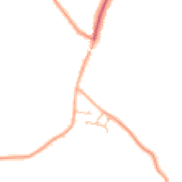 Daytime road noise heatmap for CV8 1PF
