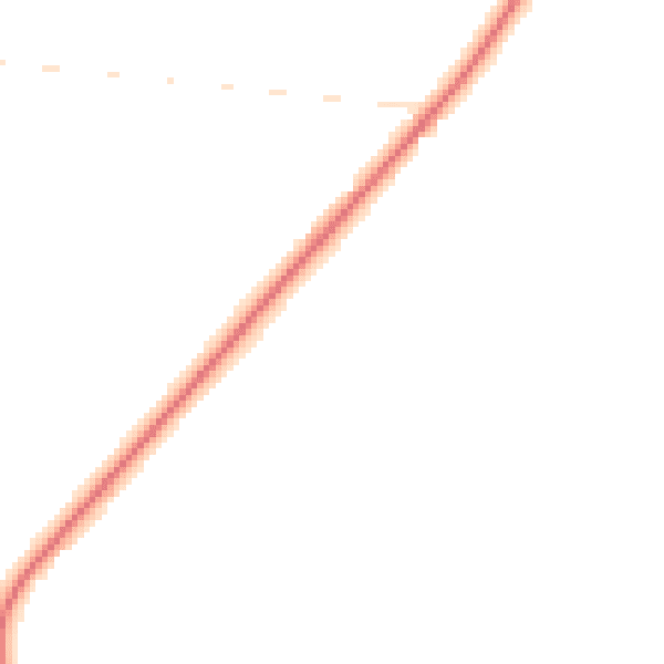 Night-time road noise heatmap for CV8 1PW