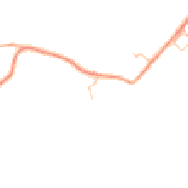 Daytime road noise heatmap for CV8 1QD