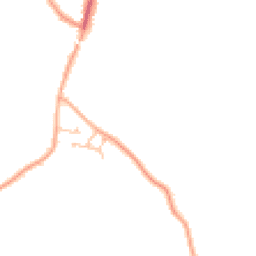 Daytime road noise heatmap for CV8 1QF