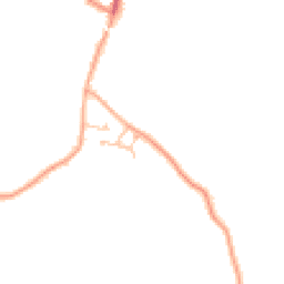 Daytime road noise heatmap for CV8 1TR