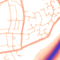 Daytime road noise heatmap for CV8 2AY