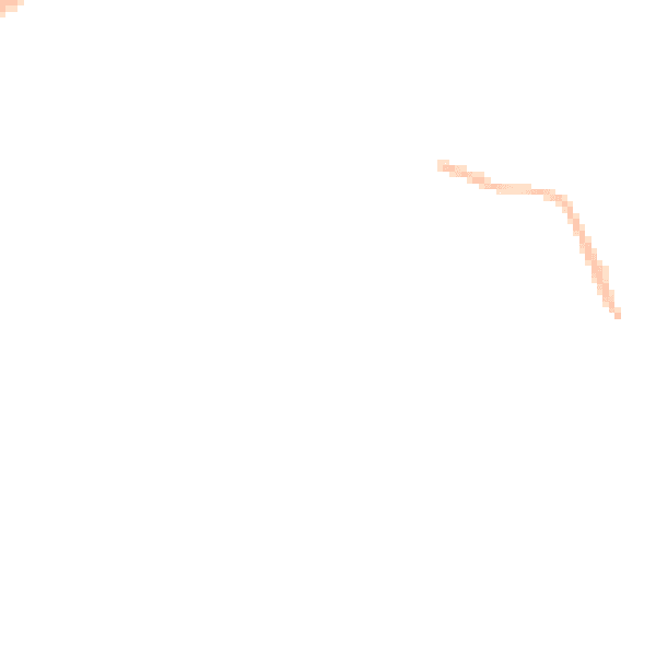 Night-time road noise heatmap for CV8 2JA