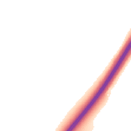 Night-time road noise heatmap for CV8 2PU