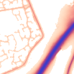 Daytime road noise heatmap for CV8 2SJ