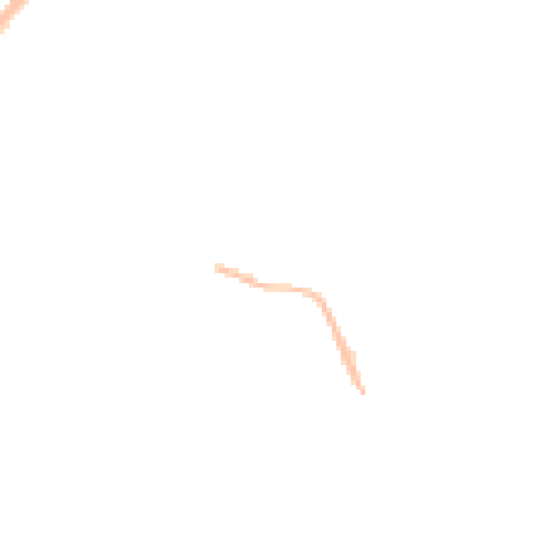 Night-time road noise heatmap for CV8 2XH