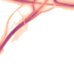 Night-time road noise heatmap for CV8 3AG