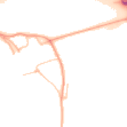 Daytime road noise heatmap for CV8 3EH