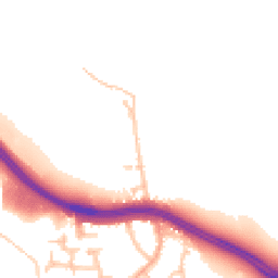 Daytime road noise heatmap for CV8 3ET
