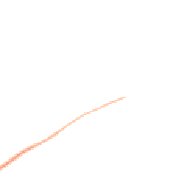 Night-time road noise heatmap for CV8 3GT