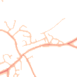 Daytime road noise heatmap for CV8 3JS