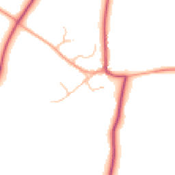 Daytime road noise heatmap for CV8 3ZZ