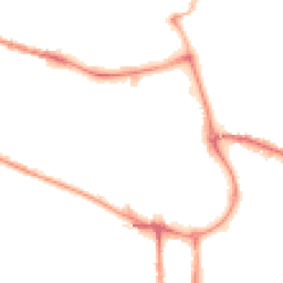 Night-time road noise heatmap for CW1 2AN