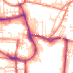 Daytime road noise heatmap for CW1 2AT