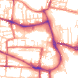 Daytime road noise heatmap for CW1 2HQ
