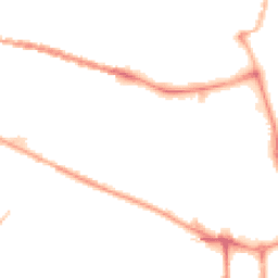 Night-time road noise heatmap for CW1 2JU