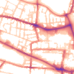 Daytime road noise heatmap for CW1 3BP