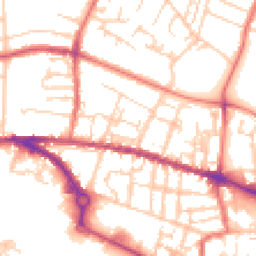 Daytime road noise heatmap for CW1 3EP