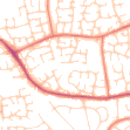 Daytime road noise heatmap for CW1 3YB