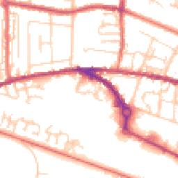 Daytime road noise heatmap for CW1 3ZH