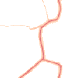 Daytime road noise heatmap for CW1 4PQ