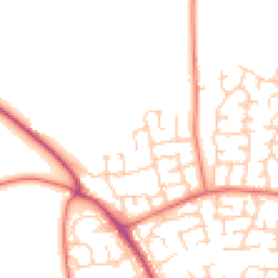 Daytime road noise heatmap for CW1 4SY