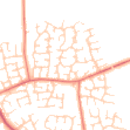 Daytime road noise heatmap for CW1 4TN