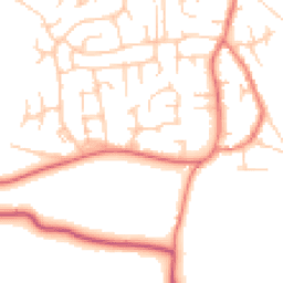 Daytime road noise heatmap for CW1 5FX