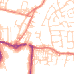 Daytime road noise heatmap for CW1 5HD