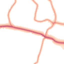 Daytime road noise heatmap for CW1 5UU