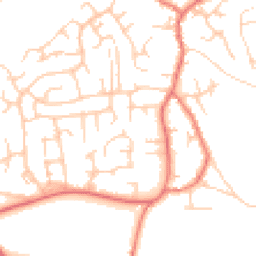 Daytime road noise heatmap for CW1 5ZG